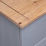 Graues Sideboard aus massivem Kiefernholz im Panama-Stil, 93 x 40 x 80 cm von vidaXL, Sideboards - Ref: Foro24-282698, Preis:...