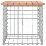 Gabion design garden bench Douglas fir wood 43x44x42 cm by vidaXL, garden benches - Ref: Foro24-834336, Price: 33,09 €, Disco...
