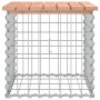 Gabionen-Design-Gartenbank aus Douglasienholz 43x44x42 cm von vidaXL, Gartenbänke - Ref: Foro24-834336, Preis: 29,83 €, Rabat...