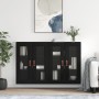 Armarios de pared 2 uds madera de ingeniería negro von vidaXL, Sideboards - Ref: Foro24-3197914, Preis: 168,63 €, Rabatt: %