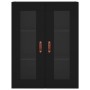 Armarios de pared 2 uds madera de ingeniería negro von vidaXL, Sideboards - Ref: Foro24-3197914, Preis: 168,63 €, Rabatt: %