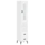 Aparador alto madera contrachapada blanco 34,5x34x180 cm de vidaXL, Aparadores - Ref: Foro24-3199297, Precio: 116,89 €, Descu...