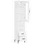 Tall white plywood sideboard 34.5x34x180 cm by vidaXL, Sideboards - Ref: Foro24-3199297, Price: 118,18 €, Discount: %