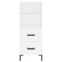 Hohes Sideboard aus weißem Sperrholz, 34,5 x 34 x 180 cm von vidaXL, Sideboards - Ref: Foro24-3199297, Preis: 118,28 €, Rabat...