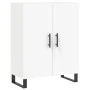 Hohes weißes Sperrholz-Sideboard 69,5 x 34 x 180 cm von vidaXL, Sideboards - Ref: Foro24-3198233, Preis: 166,50 €, Rabatt: %