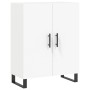 Hohes weißes Sperrholz-Sideboard 69,5 x 34 x 180 cm von vidaXL, Sideboards - Ref: Foro24-3198233, Preis: 162,91 €, Rabatt: %