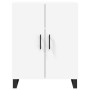 Aparador alto madera contrachapada blanco 69,5x34x180 cm de vidaXL, Aparadores - Ref: Foro24-3198233, Precio: 168,21 €, Descu...
