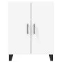 Hohes weißes Sperrholz-Sideboard 69,5 x 34 x 180 cm von vidaXL, Sideboards - Ref: Foro24-3198233, Preis: 166,50 €, Rabatt: %