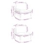 Conjunto de sofá de jardín 7 pcs Antracita Acero