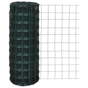 Set de euro valla acero verde 25x1 m
