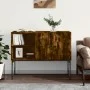 Sideboard aus geräuchertem Eichenholzwerkstoff, 100 x 40 x 79,5 cm von vidaXL, Sideboards - Ref: Foro24-831820, Preis: 74,49 ...