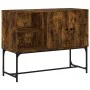 Sideboard aus geräuchertem Eichenholzwerkstoff, 100 x 40 x 79,5 cm von vidaXL, Sideboards - Ref: Foro24-831820, Preis: 74,49 ...