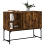 Sideboard aus geräuchertem Eichenholzwerkstoff, 100 x 40 x 79,5 cm von vidaXL, Sideboards - Ref: Foro24-831820, Preis: 75,38 ...