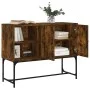 Sideboard aus geräuchertem Eichenholzwerkstoff, 100 x 40 x 79,5 cm von vidaXL, Sideboards - Ref: Foro24-831820, Preis: 74,49 ...