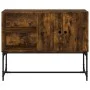 Sideboard aus geräuchertem Eichenholzwerkstoff, 100 x 40 x 79,5 cm von vidaXL, Sideboards - Ref: Foro24-831820, Preis: 74,49 ...