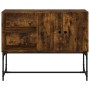Sideboard aus geräuchertem Eichenholzwerkstoff, 100 x 40 x 79,5 cm von vidaXL, Sideboards - Ref: Foro24-831820, Preis: 75,38 ...