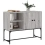 Sonoma gray engineered wood sideboard 100x40x79.5 cm by vidaXL, Sideboards - Ref: Foro24-831821, Price: 76,67 €, Discount: %