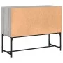 Sonoma gray engineered wood sideboard 100x40x79.5 cm by vidaXL, Sideboards - Ref: Foro24-831821, Price: 76,67 €, Discount: %