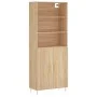 Hohes Sideboard aus eichenfarbenem Sperrholz, 69,5 x 34 x 180 cm von vidaXL, Sideboards - Ref: Foro24-3189240, Preis: 140,29 ...