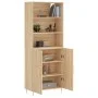Hohes Sideboard aus eichenfarbenem Sperrholz, 69,5 x 34 x 180 cm von vidaXL, Sideboards - Ref: Foro24-3189240, Preis: 140,29 ...