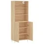 Hohes Sideboard aus eichenfarbenem Sperrholz, 69,5 x 34 x 180 cm von vidaXL, Sideboards - Ref: Foro24-3189240, Preis: 140,29 ...