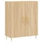 Hohes Sideboard aus eichenfarbenem Sperrholz, 69,5 x 34 x 180 cm von vidaXL, Sideboards - Ref: Foro24-3189240, Preis: 140,29 ...