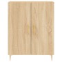 Aparador alto madera contrachapada color roble 69,5x34x180 cm de vidaXL, Aparadores - Ref: Foro24-3189240, Precio: 144,05 €, ...