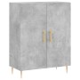 Aparador alto madera contrachapada gris hormigón 69,5x34x180 cm de vidaXL, Aparadores - Ref: Foro24-3189241, Precio: 118,41 €...