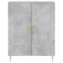 Concrete gray plywood tall sideboard 69.5x34x180 cm by vidaXL, Sideboards - Ref: Foro24-3189241, Price: 115,35 €, Discount: %