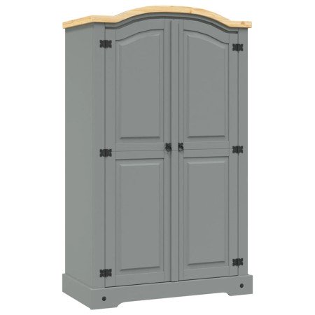 Armario madera de pino Mexicano estilo Corona gris 2 Puertas en Armarios roperos | Comprar online en Foro24