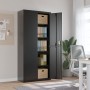 Black steel filing cabinet 90x40x200 cm by vidaXL, Filing cabinets - Ref: Foro24-339762, Price: 363,74 €, Discount: %