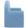 Sofá cama de niños 2 plazas felpa suave azul