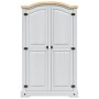 Armario madera de pino Mexicano estilo Corona blanco 2 puertas