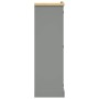 Armario madera de pino Mexicano estilo Corona gris 3 puertas