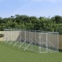 Outdoor-Zwinger aus silberverzinktem Stahl, 2 x 14 x 2 m von vidaXL, Hundehütten und Zäune - Ref: Foro24-3190454, Preis: 494,...