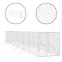 Outdoor-Zwinger aus silberverzinktem Stahl, 2 x 14 x 2 m von vidaXL, Hundehütten und Zäune - Ref: Foro24-3190454, Preis: 494,...