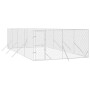 Outdoor-Zwinger aus silberverzinktem Stahl, 4 x 8 x 2 m von vidaXL, Hundehütten und Zäune - Ref: Foro24-3190456, Preis: 384,4...