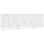 Zwinger für den Außenbereich silber Stahl verzinkt 6x2x2 m von vidaXL, Hundehütten und Zäune - Ref: Foro24-3190459, Preis: 26...