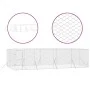 Outdoor-Zwinger aus silberverzinktem Stahl 8x4x2 m von vidaXL, Hundehütten und Zäune - Ref: Foro24-3190463, Preis: 368,41 €, ...