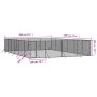 Zwinger für den Außenbereich Stahl verzinkt silber 8x12x2 m von vidaXL, Hundehütten und Zäune - Ref: Foro24-3190465, Preis: 6...
