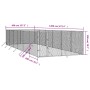Perrera de exterior acero galvanizado plateado 4x12x2 m von vidaXL, Hundehütten und Zäune - Ref: Foro24-3190457, Preis: 494,3...