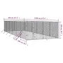 Perrera de exterior acero galvanizado plateado 4x12x2 m by vidaXL, Dog kennels and fences - Ref: Foro24-3190457, Price: 465,0...