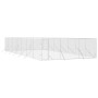 Perrera de exterior acero galvanizado plateado 6x14x2 m von vidaXL, Hundehütten und Zäune - Ref: Foro24-3190462, Preis: 657,5...
