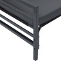 Conjunto de sofá de jardín 13 pcs Antracita Acero