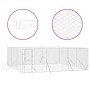 Perrera de exterior acero galvanizado plateado 6x6x2 m von vidaXL, Hundehütten und Zäune - Ref: Foro24-3190460, Preis: 384,45...