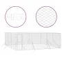 Perrera de exterior acero galvanizado plateado 6x6x2 m von vidaXL, Hundehütten und Zäune - Ref: Foro24-3190460, Preis: 368,41...