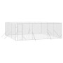 Perrera de exterior acero galvanizado plateado 6x6x2 m von vidaXL, Hundehütten und Zäune - Ref: Foro24-3190460, Preis: 384,45...