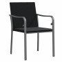 Conjunto de Comedor de Jardín 5 pcs Negro Poliratán