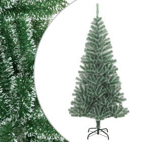 Árbol de Navidad artificial verde con nieve 180 cm