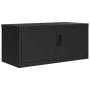 Black steel filing cabinet 90x40x40 cm by vidaXL, Filing cabinets - Ref: Foro24-339718, Price: 121,98 €, Discount: %